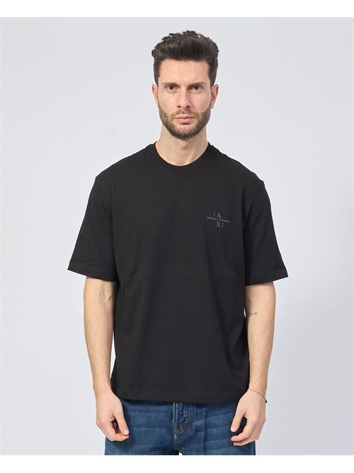 T-shirt girocollo Armani Exchange in jersey di cotone ARMANI EXCHANGE | XM000763-AF12308UC001